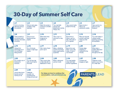 30-Day Summer Self Care