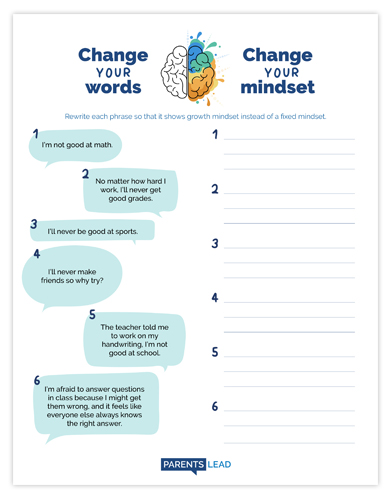 Change Your Words, Change Your Mindset